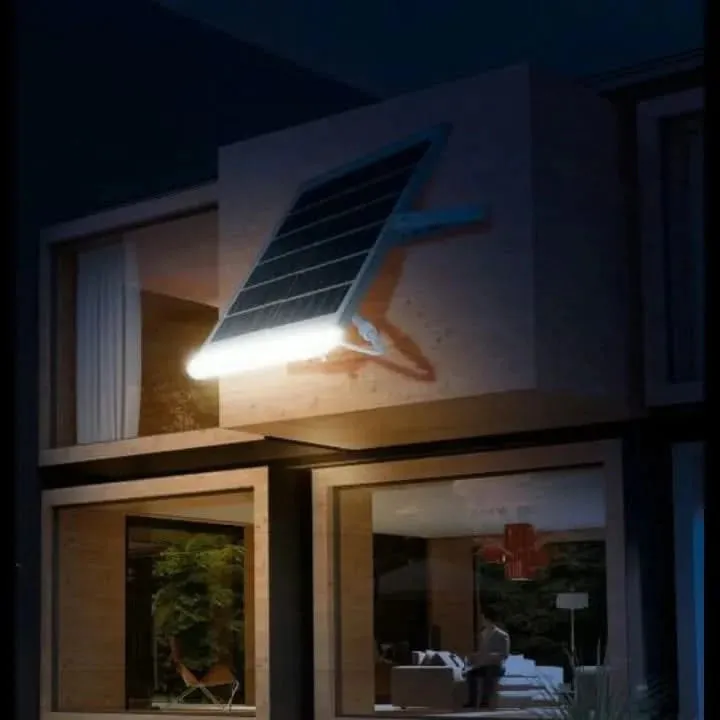 Solar LED Tube Light Waterproof Wall Lights for Home, Garden, Outdoor ( 60W, Cool White )