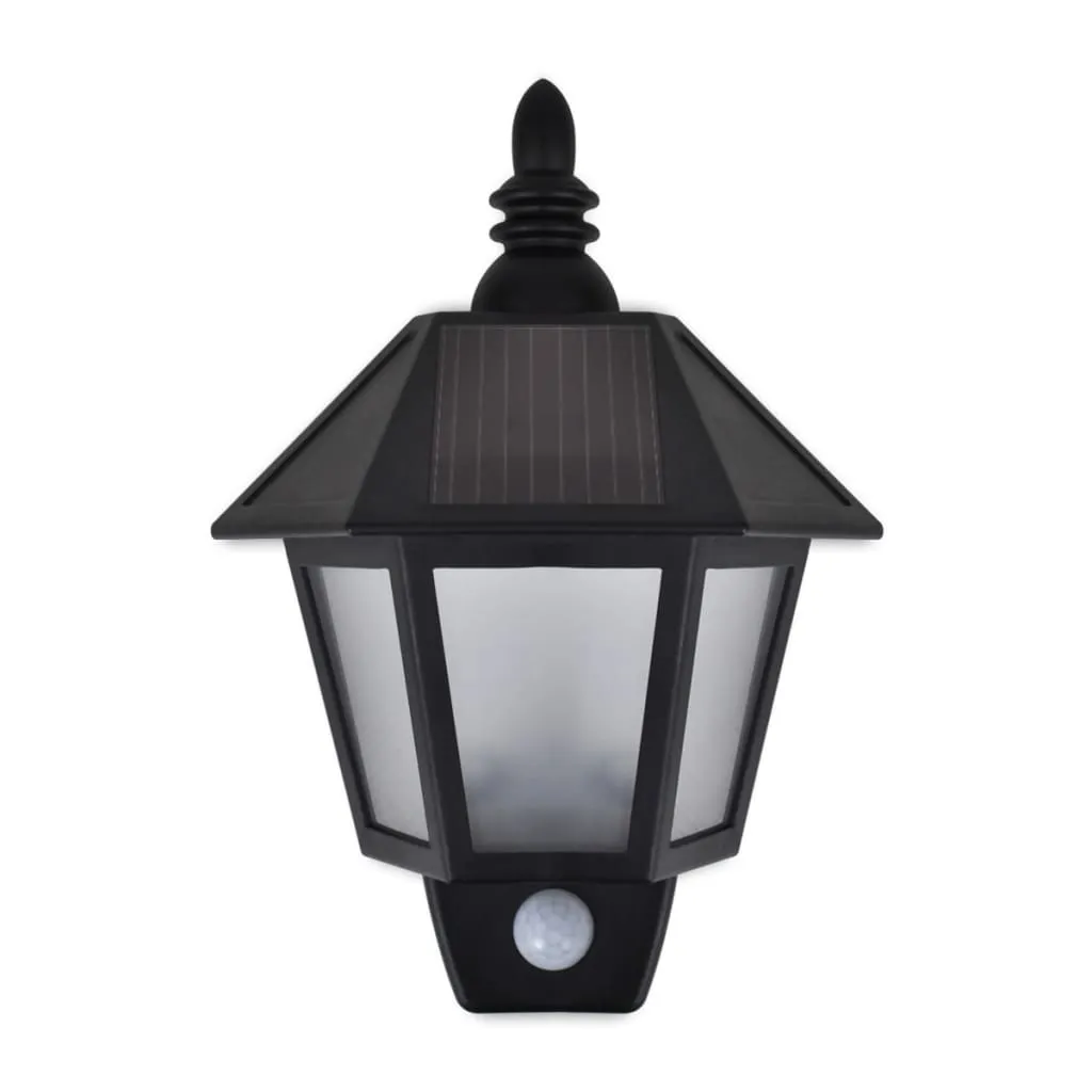 Solar Wall Lamp LED Wall Lantern with Motion Sensor for Patio Garden