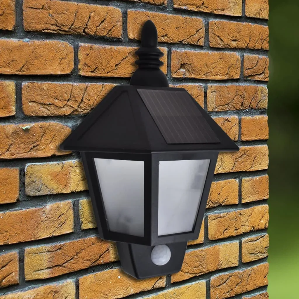 Solar Wall Lamp LED Wall Lantern with Motion Sensor for Patio Garden
