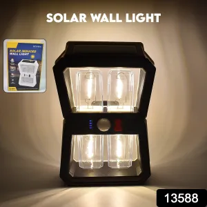 Solar Wall Lantern with Motion Sensor (1 Pc)
