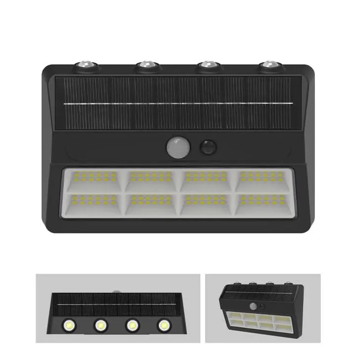 Solar Wall Lights Outdoor Waterproof LED Motion Sensor Lamp for Home, Garden , Compound Wall and  Yard