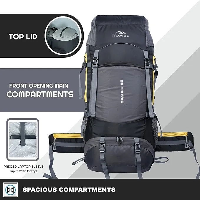 SPARCO-65 Rucksack - Black