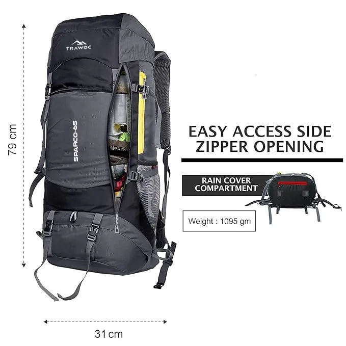 SPARCO-65 Rucksack - Black