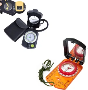 Sportneer Compass Hiking Survival Hiking Military Compass with Inclinometer，Compass with Mirror Orienteering Compass Boy Scout Compass for Hiking Camping Backpacking