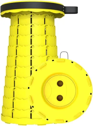 Stools Portable Telescopic Stool, Outdoor Folding Telescopic Stool, Suitable for Camping Garden Fishing Hiking Travel Barbecue, Maximum Load-Bearing 300 Catties
