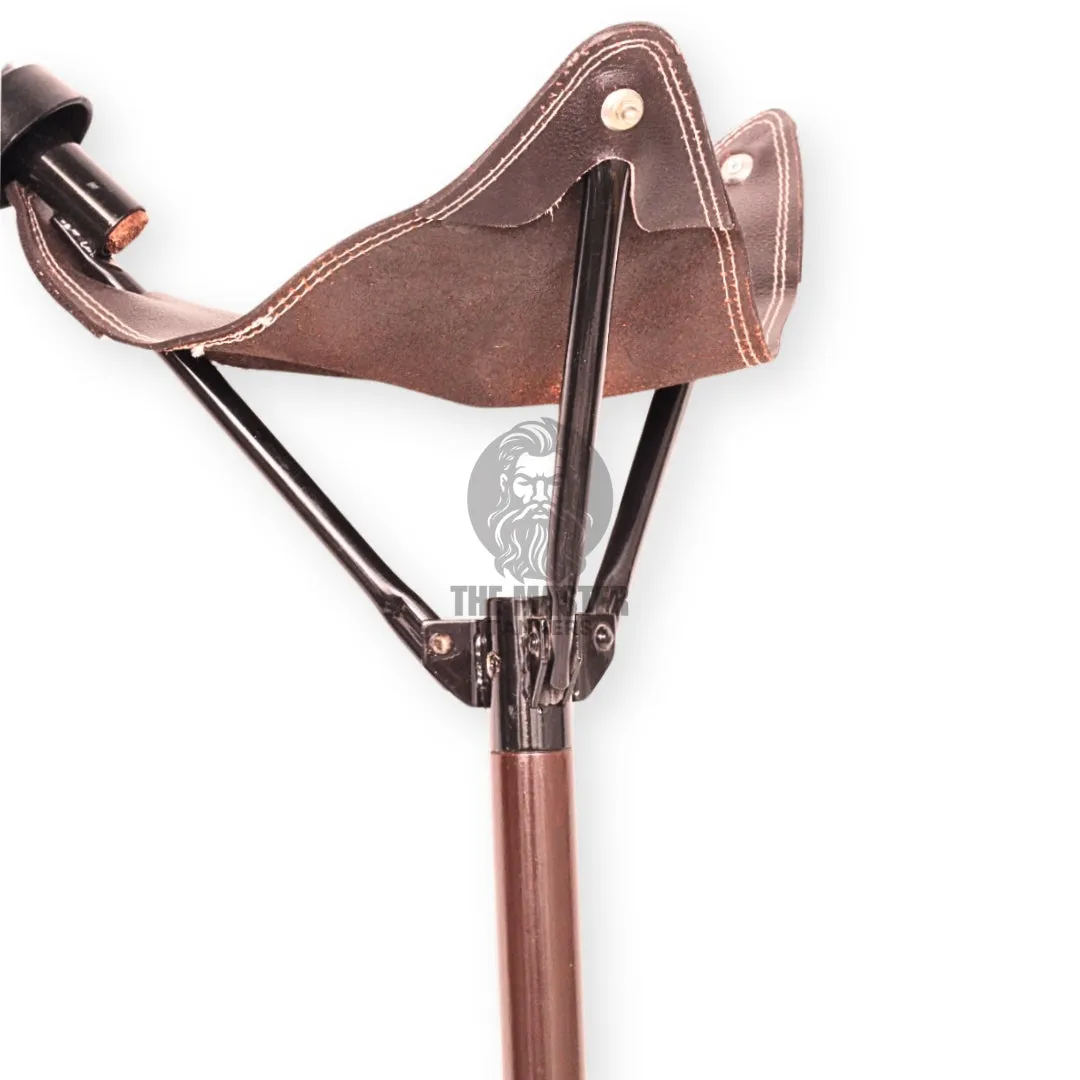 Stylish Leather Foldable Camping Stool
