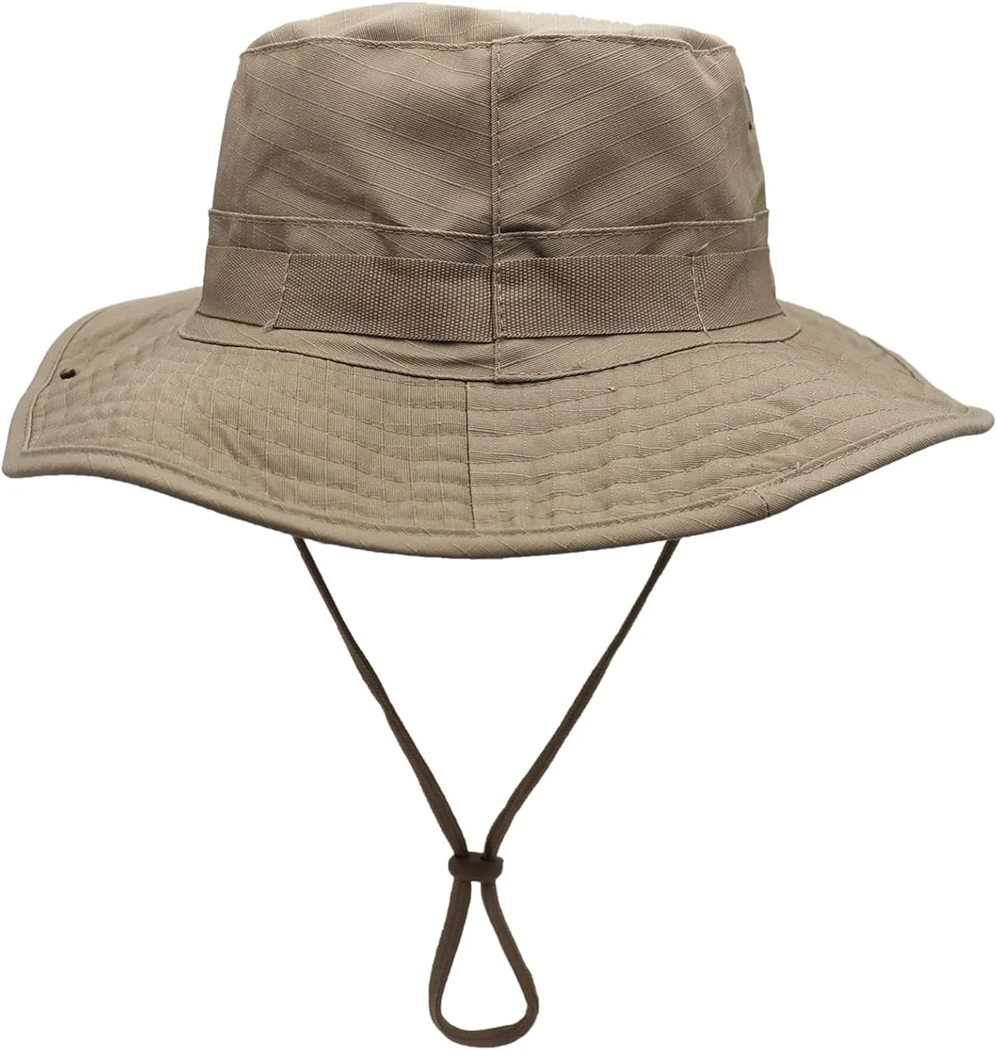 Sun Hat for Men Wide Brim UV Protection Foldable Fishing Hats with Chin Strap for Travel Camping Hiking Safari Cap