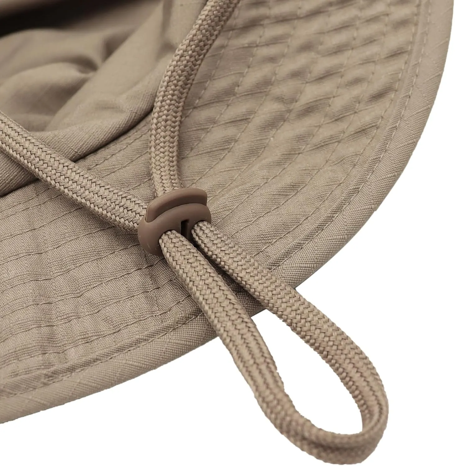 Sun Hat for Men Wide Brim UV Protection Foldable Fishing Hats with Chin Strap for Travel Camping Hiking Safari Cap