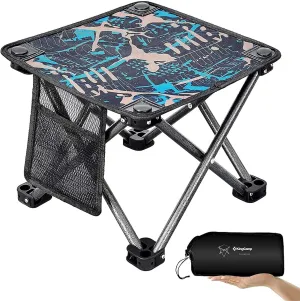 Sun Loungers Garden Folding Chair Foldable Camping Stool Lightweight Fishing Chair Mini Fold Up Seat Portable Chairs with Mesh Pocket for Camping Fishing Hiking Travel Picnic Outdoor
