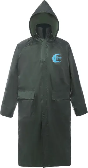 SunPower Flycam Waterproof Rain Poncho Breathable Lightweight Rain Cover for Men & Women Portable Raincoat Rain Poncho with Hoods and Sleeves