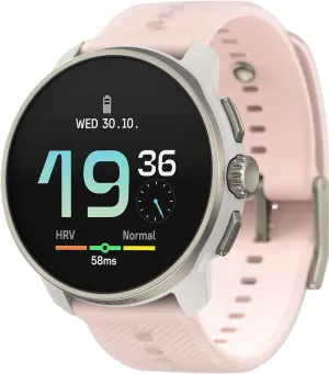 SUUNTO Race S GPS Sports Watch, 1.32" AMOLED Touchscreen w/Crown, 13 Days Battery Life, Training & Sleep Health Tracking, Dual-GNSS, 32GB Global Offline Maps, Lightweight for Running, Powder Pink