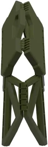 Tactical Folding Step Stool Portable Small Chair Collapsible for Kitchen,Hiking Stool Backpacking, Camping, Fishing and Hunting (Green)