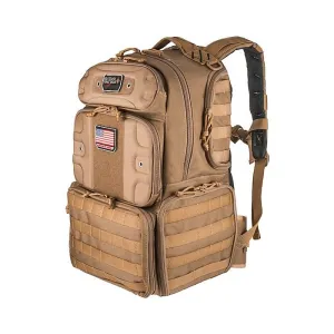 Tactical Range Backpack Tall - Holds 4 Handguns | GPS-T1913BP