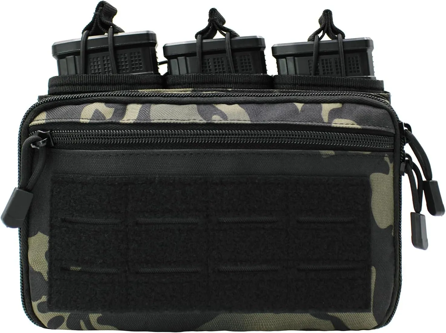 Tactical Triple Magazine Pouch，Molle Utility Tool Pouch with M4/M16 Enthusiast Large Capacity Utility Bag 1000D Backpack Vest Attachment Pouch
