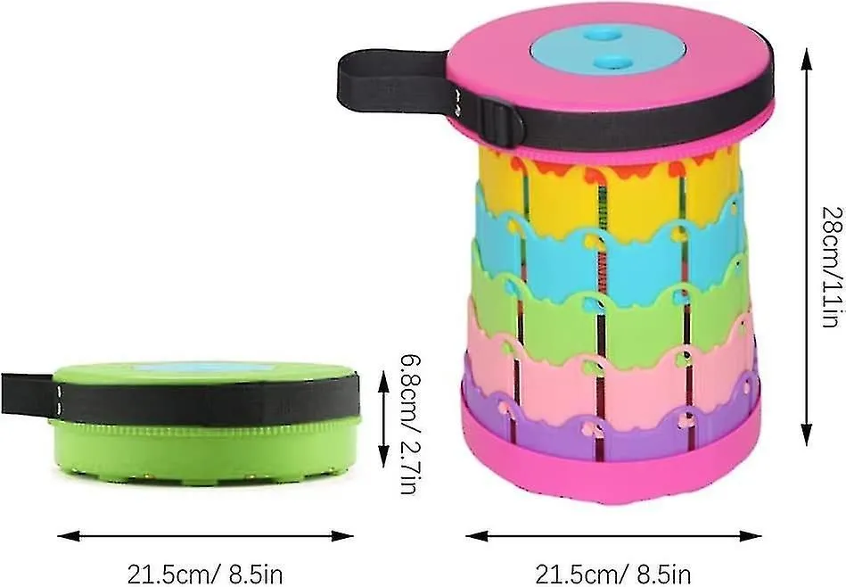 Telescopic Stool Foldable Retractable Folding Stool Sturdy And Lightwe