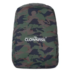 The Clownfish Rain Shield - Water Resistant Rain Cover | Adjustable Elastic | One Size Fits All | Green-Camo