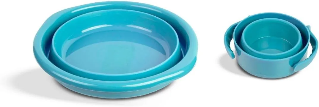 The Collapsible Hand Washing Bowl | Negel Vasser Set | Netilat Yadayim | Shissel and Kvort | Compact, Versatile, Foldable, Durable | Bowl, Cup and Cover