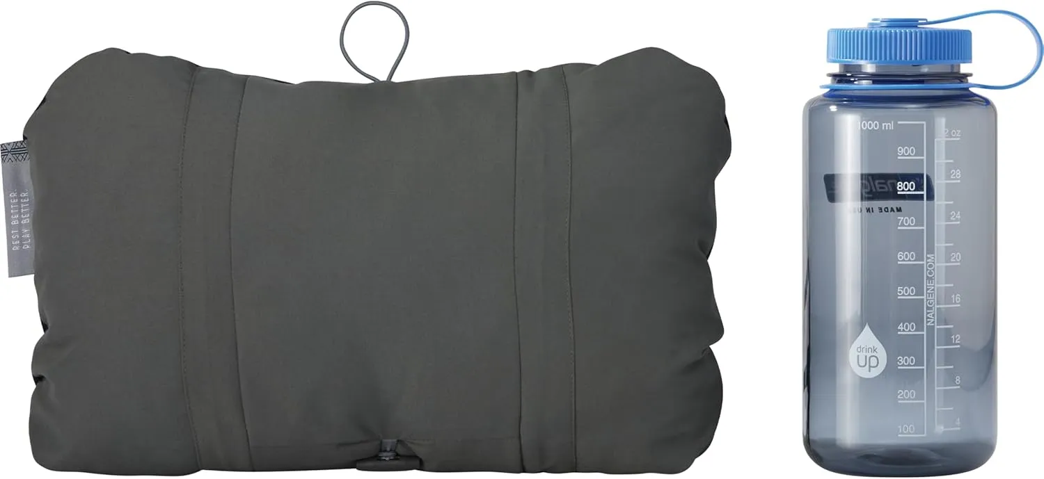 Therm-a-Rest Compressible Cinch Camping and Backpacking Pillow, Regular - 14 x 18 Inch, Woodland