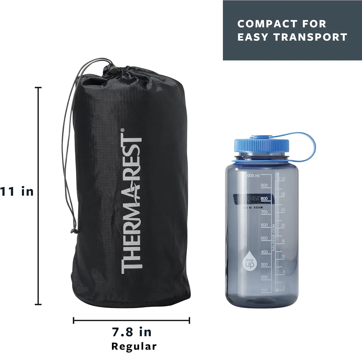 Therm-a-Rest Trail Scout Self-Inflating Camping and Backpacking Sleeping Pad, Regular - 72 x 20 Inches