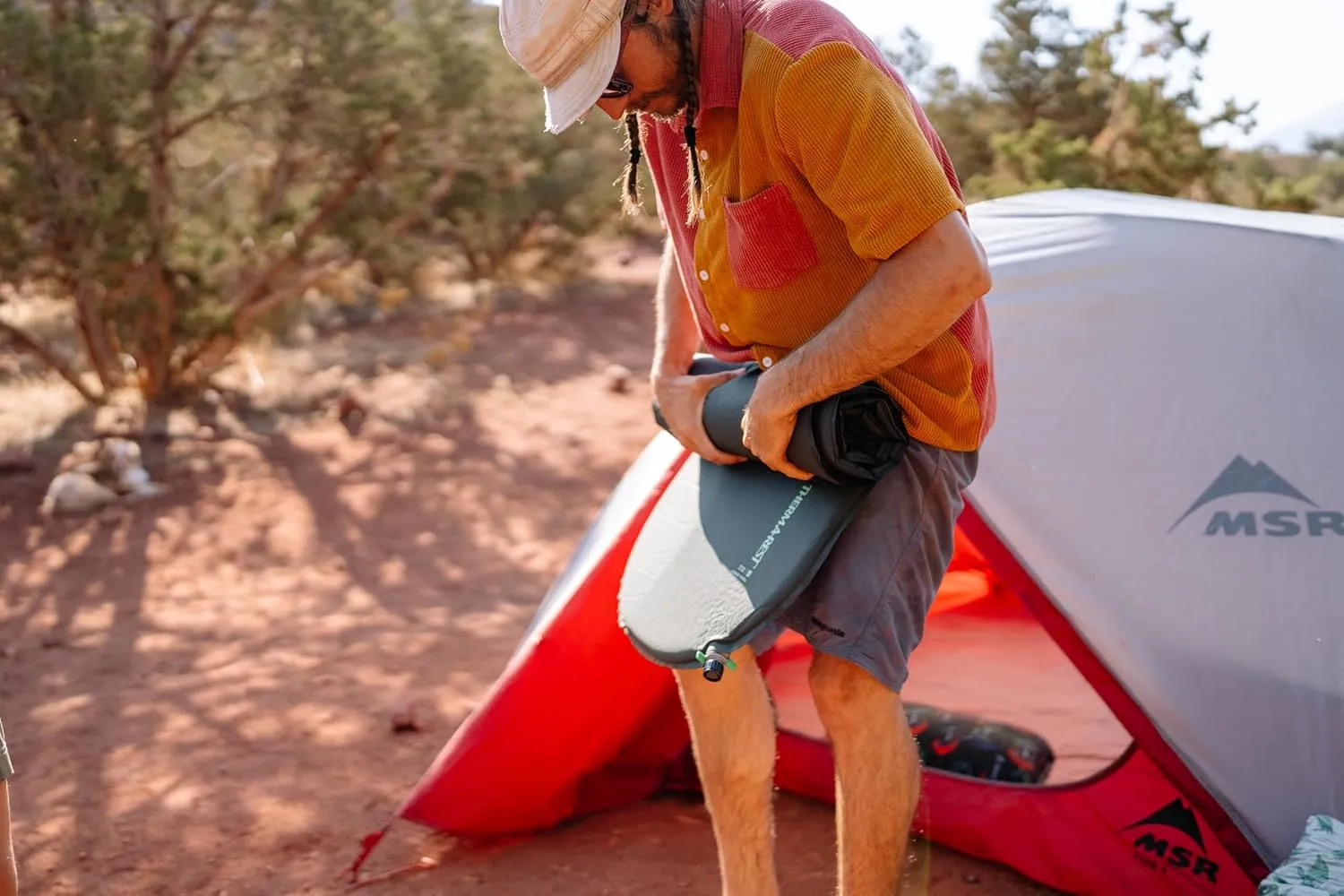 Therm-a-Rest Trail Scout Self-Inflating Camping and Backpacking Sleeping Pad, Regular - 72 x 20 Inches