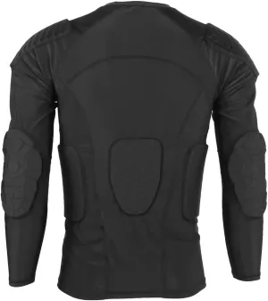 Thicken Anti Collision Chest Guard Protection Long Sleeved Sport Suit with Lightweight Breathable Elastic Material, Fit Your Body Well, Suitable for Running, Ball Sports,