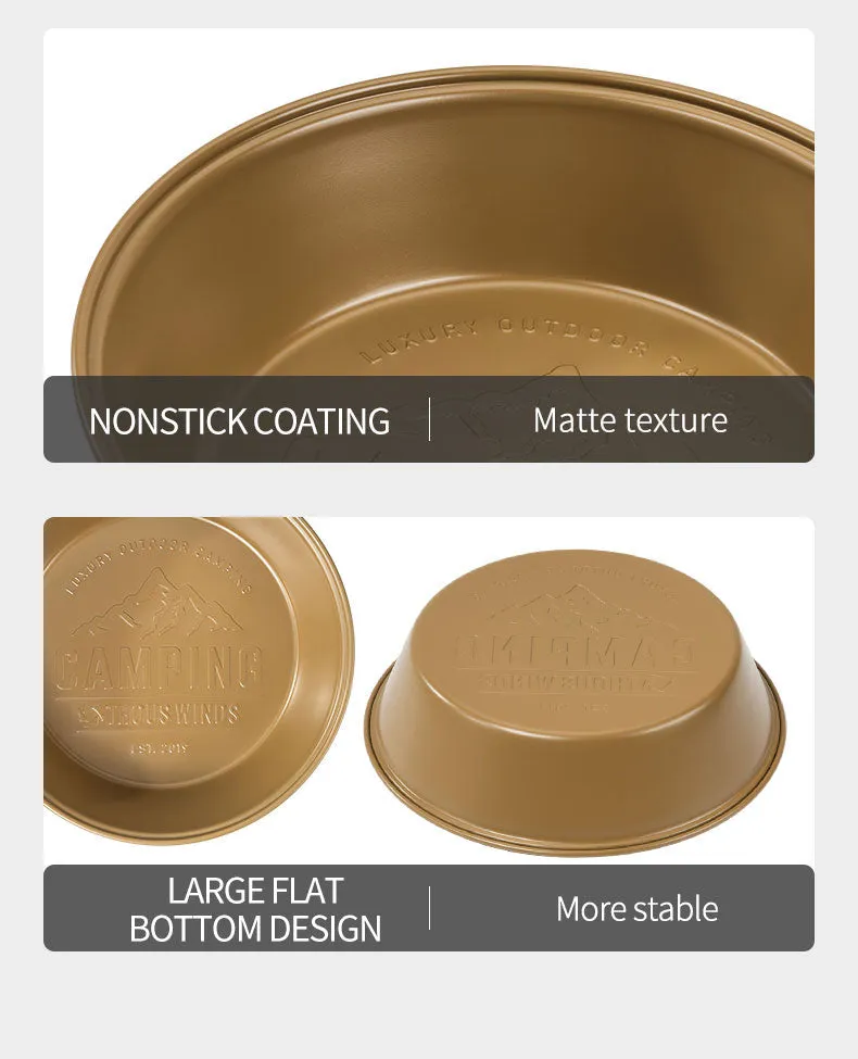 Thous Winds Vintage Deep Plate - Olive Green