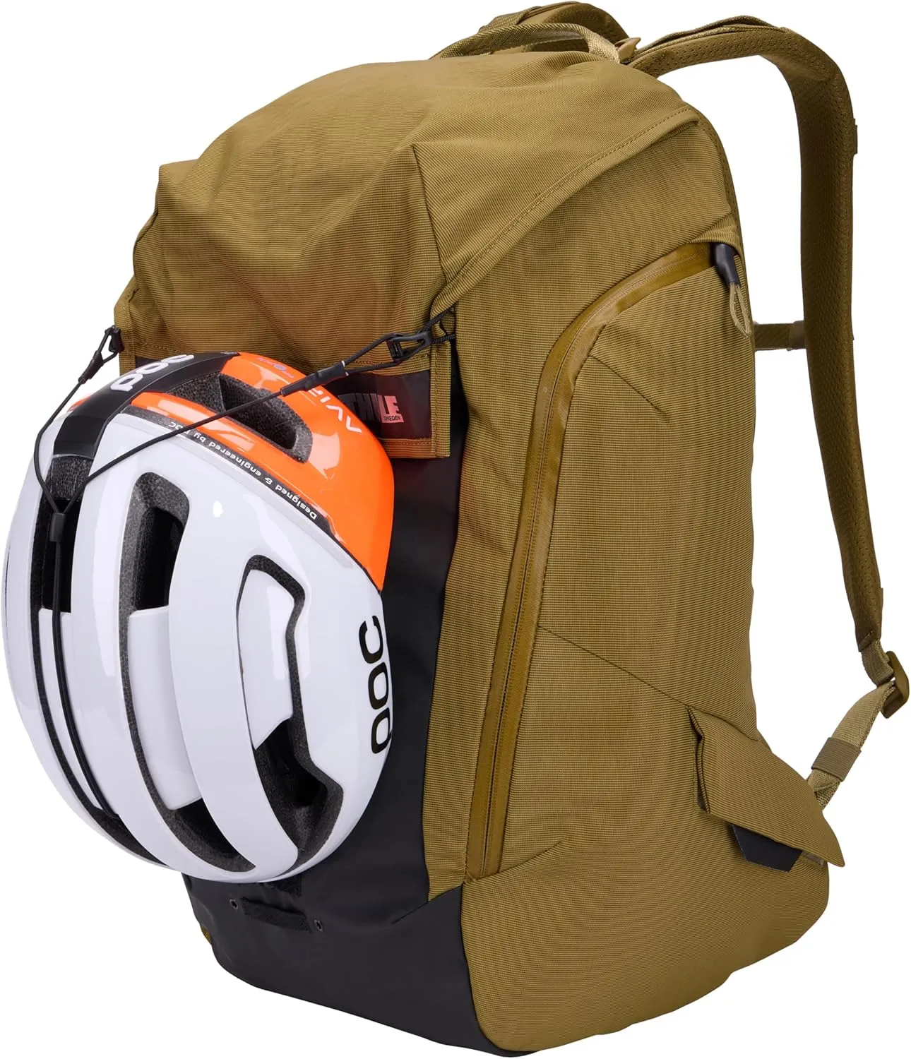 Thule Paramount Bike Commuter Backpack - 28L Capacity - Adjustable fit - 16" Padded Laptop Sleeve and 11" Tablet Pocket - Helmet Attachment - Accessible Side Phone Pocket - Taillight Loop
