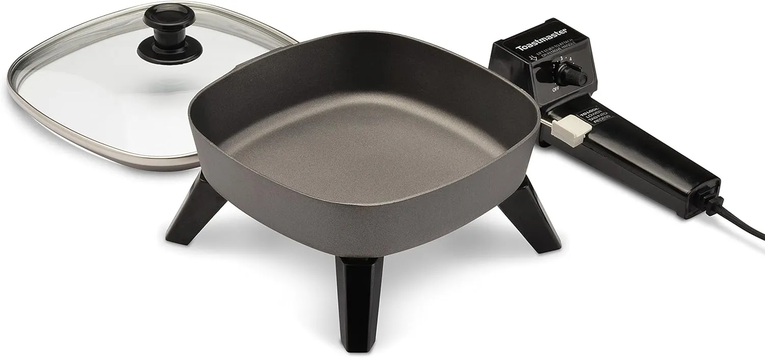 Toastmaster TM-602SK Electric Skillet, 6 Inch, Black