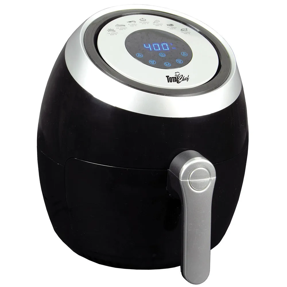Total Chef 1500 Watts Air Fryer with Touchscreen Panel and LED Display (3.8 Quarts/3.6 Liters)