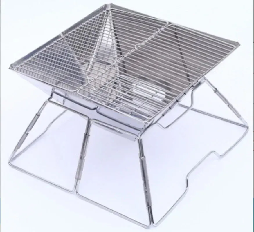 TrailBlaze Foldable Campfire BBQ Set