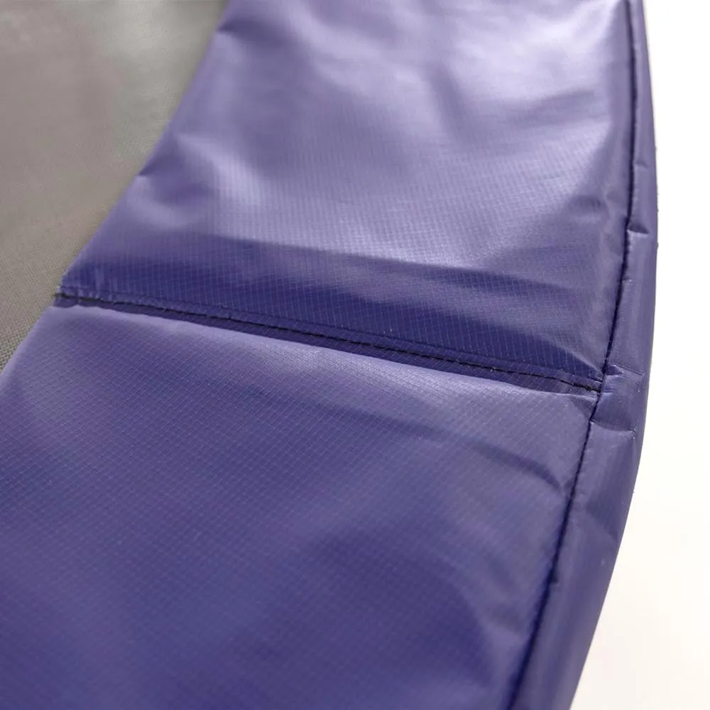 Trampoline Parts CO 8 FT 10 FT 12 FT 14 FT Universal Trampoline Spring Pad Cover Replacement, UV Resistant, Safety Foam Protection, Blue & Black Options, Compatible with Jumpzylla Trampolines