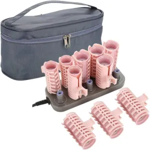 Travel Hot Rollers,Rollers Hot Pod Hair Styling Tool, 10Pcs Professional Electric Heated Roller Curling Roll DIY Hairstyles Hair Tube (Upgrade)