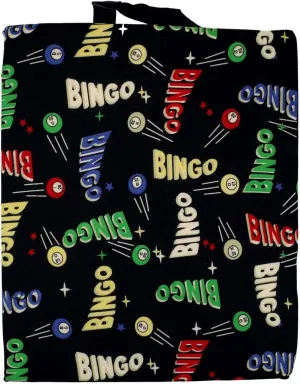 Treasure Gurus Patterned Foam Bingo Stadium Game Travel Portable Seat Cushion Office Chair Pad w/Carry Handle