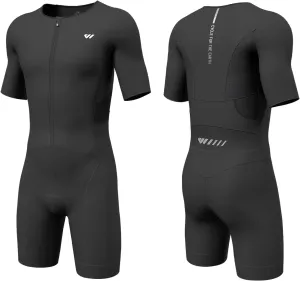 Triathlon Suits Mens,High Elasticity Breathable Quick-qrying Trisuit Race‌ Skinsuits Cycling Swimskin Bike Swim Run