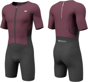 Triathlon Suits Mens,High Elasticity Breathable Quick-qrying Trisuit Race‌ Skinsuits Cycling Swimskin Bike Swim Run