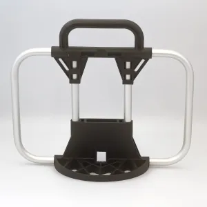 Trigo Custom Carrier Frame for Brompton Bag Modifications 20x30 cm Silver