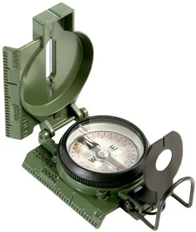 Tritium 417 Cammenga Official US Military Lensatic Compass - OD Green