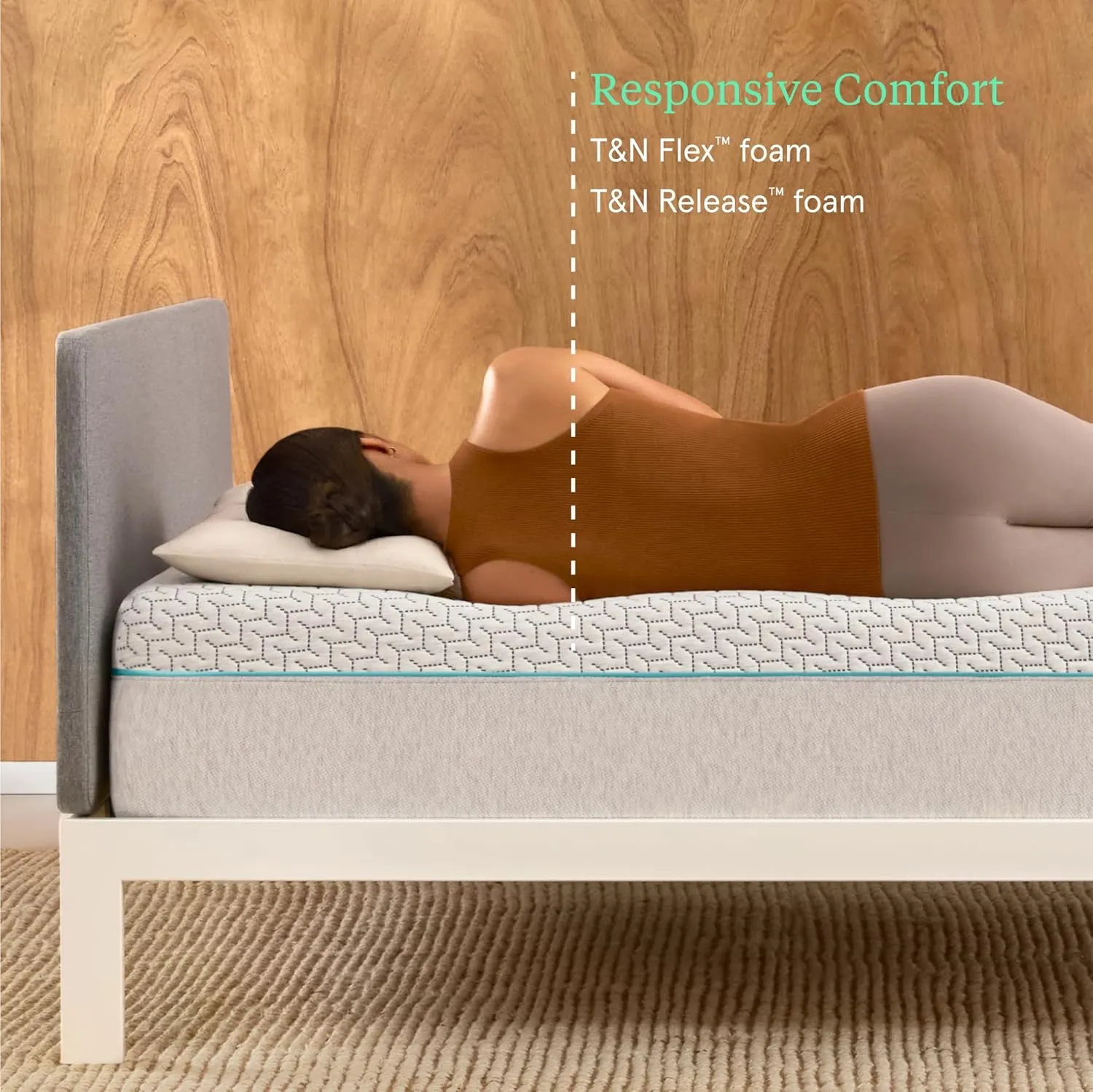 Tuft & Needle Original Hybrid Medium King Mattress in a Box, Adaptive Foam, Pocketed Coils, Cooling Pressure Relief, 100 Night Trial, Fiberglass Free, CertiPUR-US, 10-Year Limited Warranty