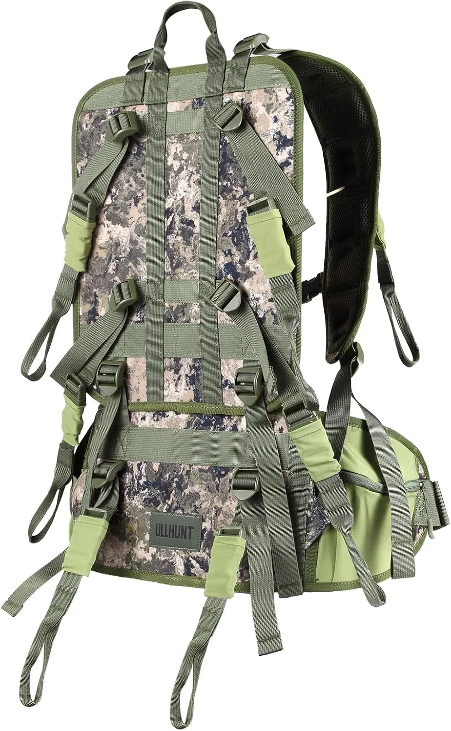 UIIHUNT Tree Stand Transport System, Comfortable Padded Tree Stand Backpack Carry Straps, Adjustable Tree Stand Carrier System, Universal Fits Most Tree Stands, Includes Necessary Hip & Waist Belt