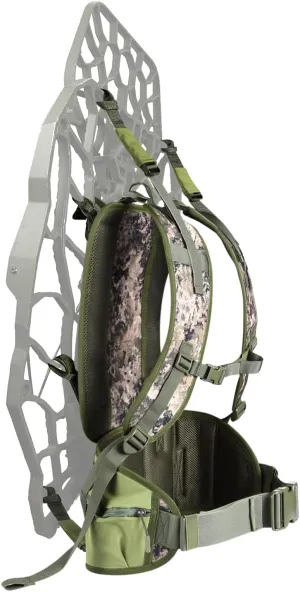 UIIHUNT Tree Stand Transport System, Comfortable Padded Tree Stand Backpack Carry Straps, Adjustable Tree Stand Carrier System, Universal Fits Most Tree Stands, Includes Necessary Hip & Waist Belt
