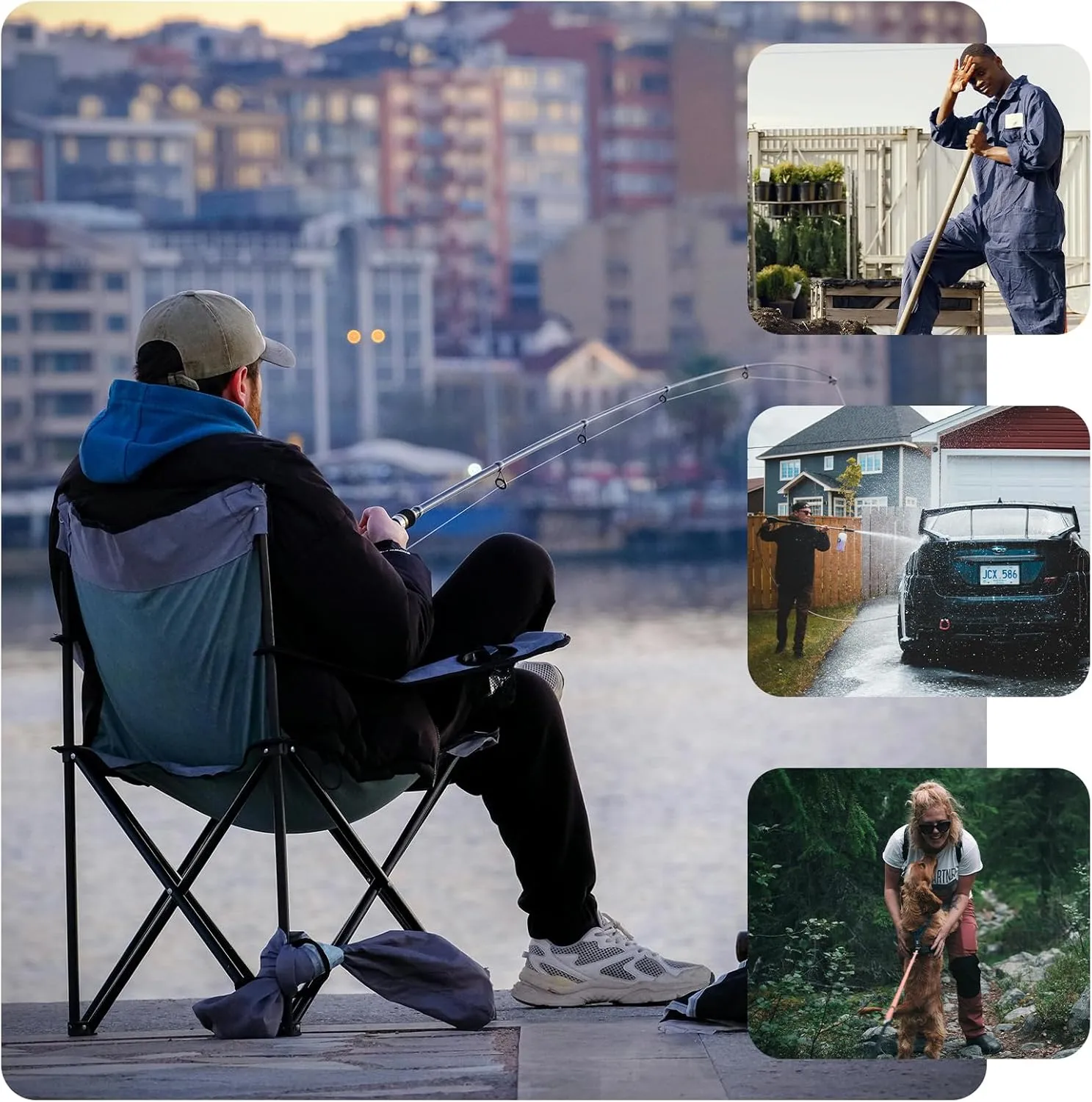 Ultra-Lite Rain Suit for Men Women Durable Protective Rainwear Waterproof Rain Coat Rain Gear for Farming, Hiking