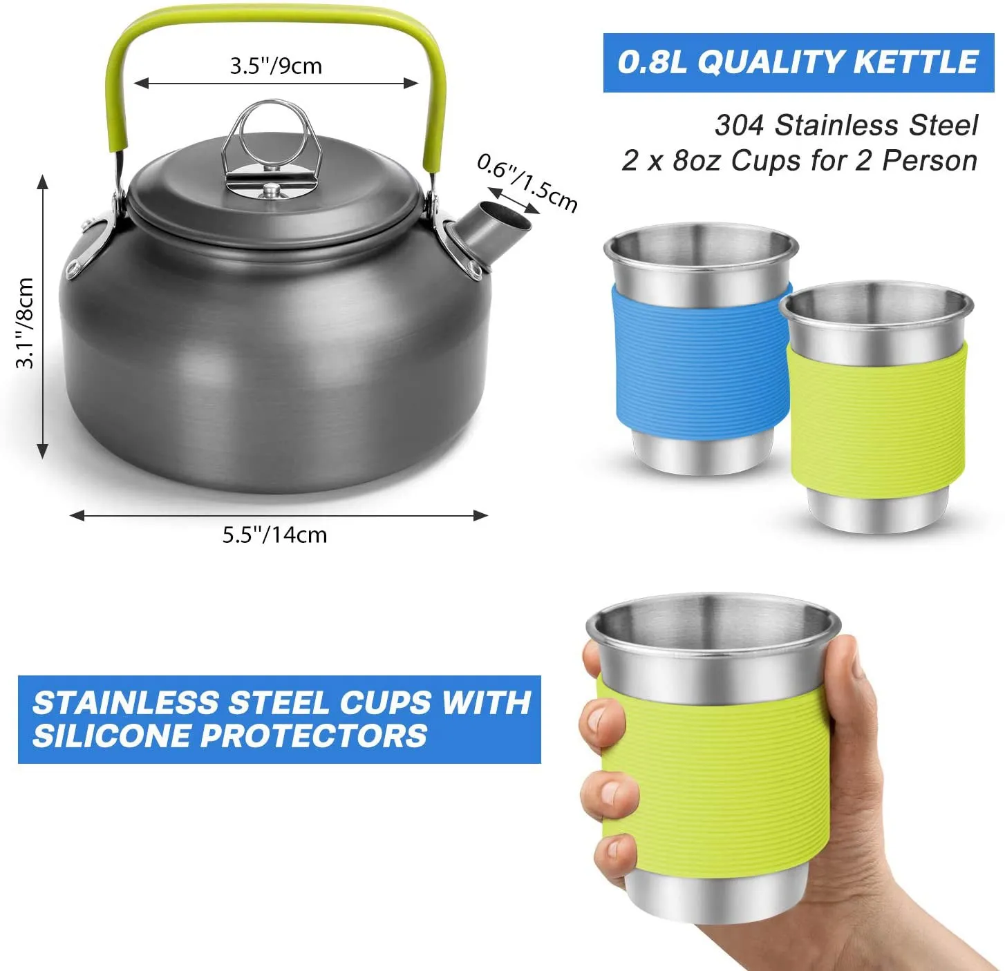 Ultralight Multifunctional Outdoor Cooking Set