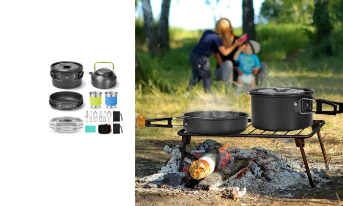 Ultralight Multifunctional Outdoor Cooking Set