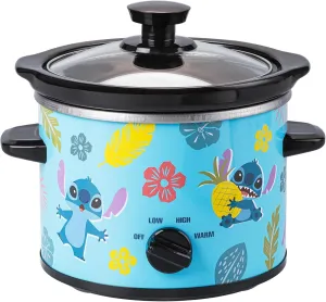 Uncanny Brands Disney Lilo & Stitch 2qt Slow Cooker - Small Kitchen Appliance