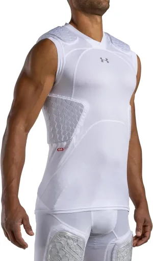 Under Armour Gameday Pro 5-Pad Football Compression Top, with UA HeatGear & McDavid HEX Technology, Moisture Wicking Protection (Youth)