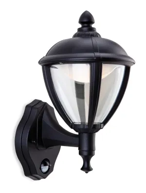 Unite LED Lantern with PIR Black