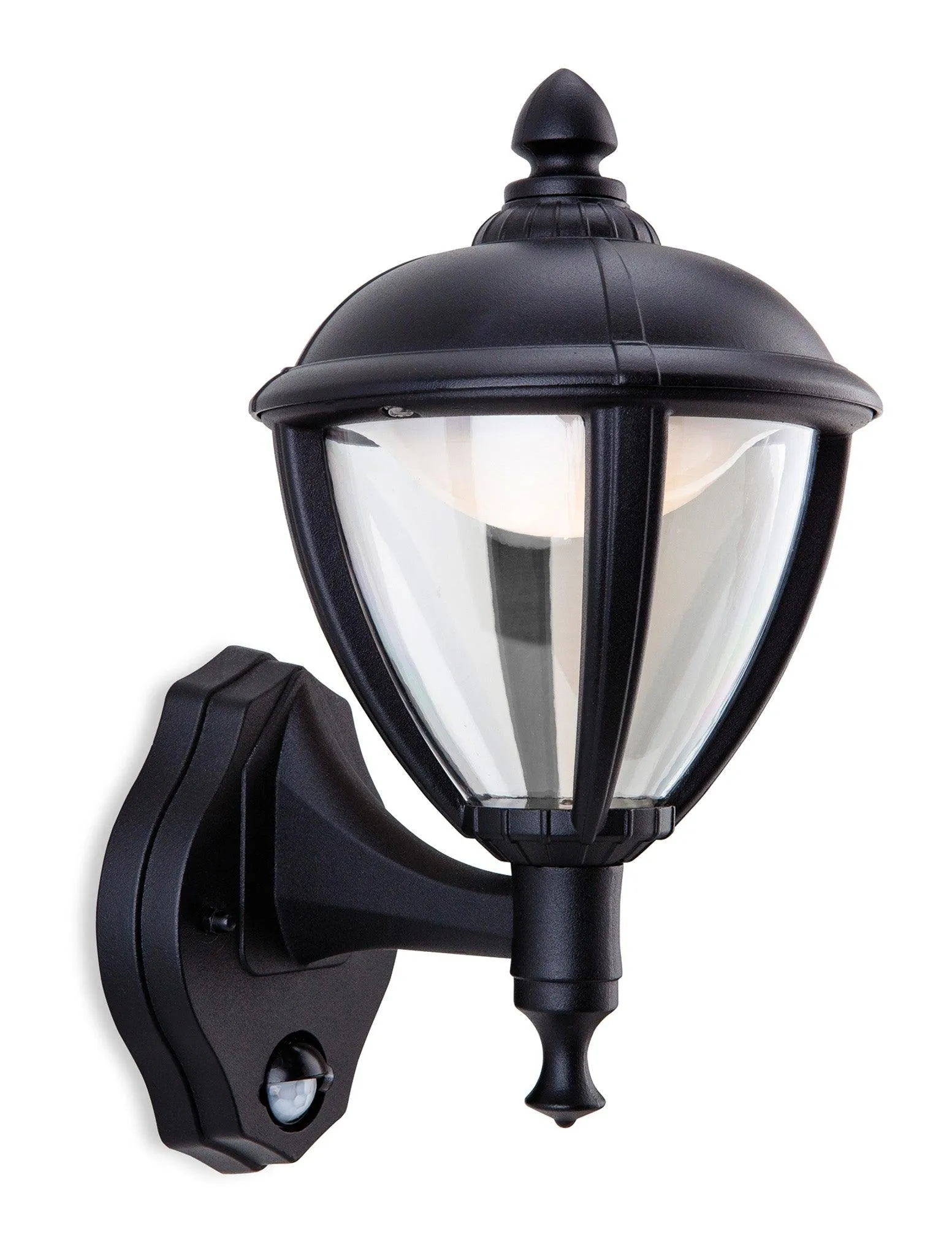 Unite LED Lantern with PIR Black