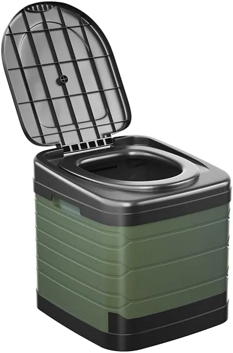Updated XXXL Portable Toilet for Camping, Extra Large Camping Toilets Portable Potty for Adults Porta Potty Camp Toilet Portable Bathroom for Boat/Hiking/Long Trips/Caravans