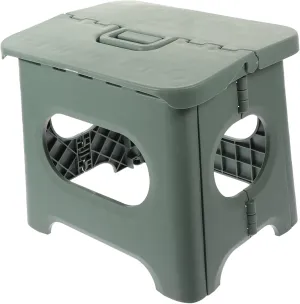 UPKOCH Lightweight Folding Stool for Skid Design Compact and Portable for Outdoor Fishing Camping Home Use Durable Plastic Construction Easy to Fold and Carry