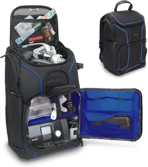 USA GEAR CPAP Machine Travel Bag - CPAP Backpack Compatible with XT Fit, AirSense 10/11 & Phillips Dreamstation